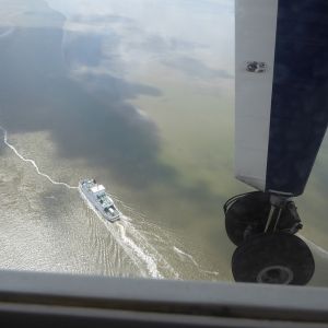 Blick aufs Wattenmeer vor Juist