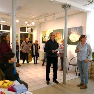 "...ein Hauch von Türkis"  Einzelausstellung Sabine Balzer, 2.02.2018